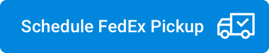 Example button with text 'Schedule FedEx Pickup'